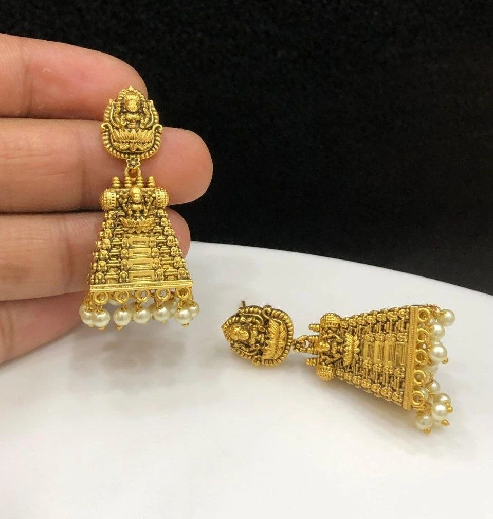 Temple Jhumkas